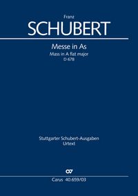 Produktbild: Messe in As (Klavierauszug)