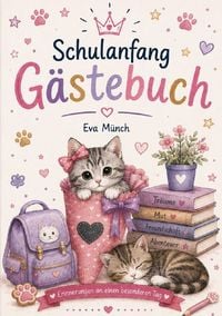 Produktbild: G&auml;stebuch Schulanfang Thema Katzen