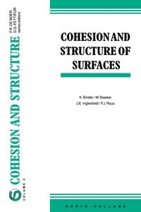 Produktbild: Cohesion and Structure of Surfaces