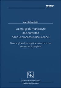 Produktbild: La marge de manoeuvre des autorités dans le processus décisionnel
