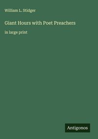 Produktbild: Giant Hours with Poet Preachers