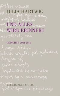 Produktbild: Und alles wird erinnert