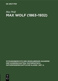 Produktbild: Max Wolf (1863-1932)