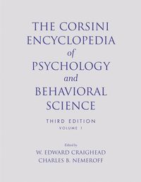 Produktbild: The Corsini Encyclopedia of Psychology and Behavioral Science