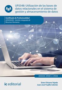 Produktbild: Utilizaci&oacute;n de las bases de datos relacionales en el sistema de gesti&oacute;n y almacenamiento de datos. ADGD0208