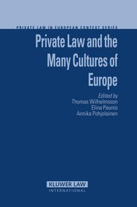 Produktbild: Private Law and the Many Cultures of Europe