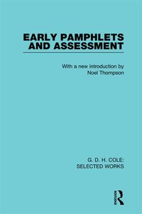 Produktbild: G. D. H. Cole: Early Pamphlets & Assessment (RLE Cole)