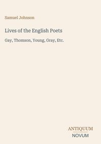 Produktbild: Lives of the English Poets