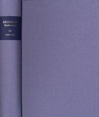 Produktbild: Johannes Reuchlin: Briefwechsel / Band IV: 1518&ndash;1522
