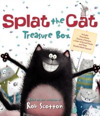 Produktbild: Splat the Cat Treasure Box: Splat the Cat Sings Flat, Splat the Cat and the Duck with No Quack, Splat the Cat: Back to School, Splat!, and Color-I [Wi