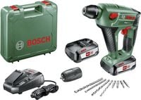 Produktbild: Bosch Home and Garden Uneo Maxx SDS-Quick-Akku-Bohrhammer 18 V 2.5 Ah Li-Ion inkl. 2. Akku, inkl. Koffer