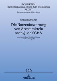 Produktbild: Die Nutzenbewertung von Arzneimitteln nach &sect; 35a SGB V