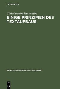 Produktbild: Einige Prinzipien des Textaufbaus