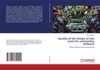 Produktbild: Quality of the design of test cases for automotive software