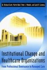Produktbild: Institutional Change & Healthc