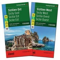 Produktbild: freytag & berndt Stra&szlig;enkarte Sizilien Set 1:150.000
