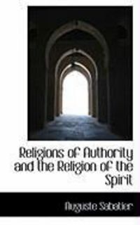 Produktbild: Religions of Authority and the Religion of the Spirit
