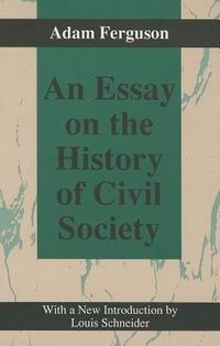 Produktbild: Ferguson, A: An Essay on the History of Civil Society