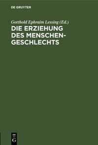 Produktbild: Die Erziehung des Menschengeschlechts
