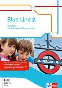 Produktbild: Blue Line 2. Workbook mit Audios und &Uuml;bungssoftware 6. Schuljahr