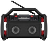 Produktbild: PerfectPro RockPro Baustellenradio DAB+, UKW AUX, Bluetooth&reg;, USB Akku-Ladefunktion, spritzwassergesch&uuml;tzt, staubdicht, sto&szlig;fest