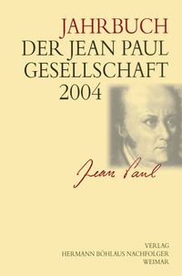 Produktbild: Jahrbuch der Jean Paul Gesellschaft 2004