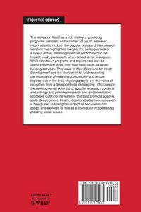 Produktbild: Allen, L: Recreation as a Developmental Experience: Theory P