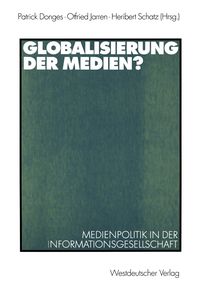 Produktbild: Globalisierung der Medien?