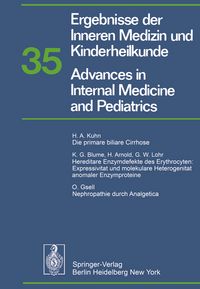 Produktbild: Ergebnisse der Inneren Medizin und Kinderheilkunde / Advances in Internal Medicine and Pediatrics