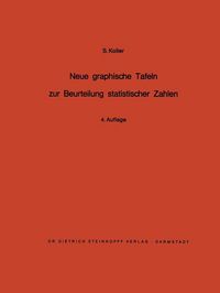 Produktbild: Neue graphische Tafeln zur Beurteilung statistischer Zahlen