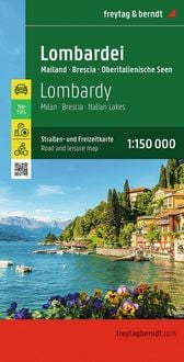 Produktbild: Freytag & berndt Stra&szlig;enkarte Lombardei 1:150.000