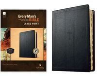 Produktbild: NLT Every Man's Bible, Large Print, Filament Enabled (Leatherlike, Covenant Black, Indexed, Red Letter)