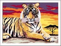Ravensburger Malen nach Zahlen, majestätischer Tiger