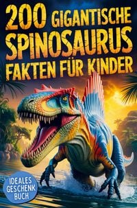 Produktbild: 200 gigantische Spinosaurus Fakten f&uuml;r Kinder: Extremes & geniales Tierwissen, mit dem du Freunde & Familie verbl&uuml;ffst!