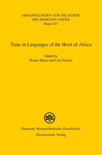 Produktbild: Time in Languages of the Horn of Africa