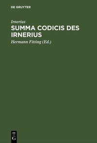 Produktbild: Summa codicis des Irnerius