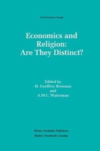 Produktbild: Economics And Religion: Are They Distinct?