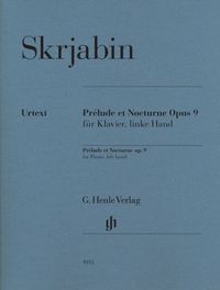 Bild vom Artikel Skrjabin, Alexander - Prélude et Nocturne für Klavier, linke Hand op. 9 vom Autor Alexander Skrjabin