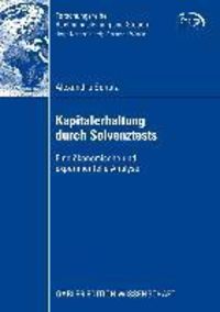 Bild vom Artikel Kapitalerhaltung durch Solvenztests vom Autor Alexandra Scholz