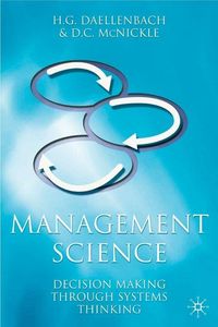 Produktbild: Daellenbach, H: Management Science