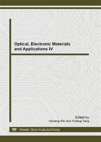 Produktbild: Optical, Electronic Materials and Applications IV