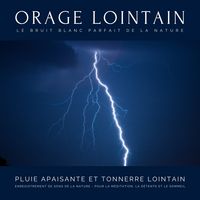 Produktbild: Pluie apaisante et tonnerre lointain &ndash; Enregistrement de sons de la nature &ndash; Pour la m&eacute;ditation, la d&eacute;tente et le sommeil &ndash; Le bruit blanc parfait de la nature
