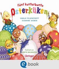 Produktbild: F&uuml;nf kunterbunte Osterk&uuml;ken
