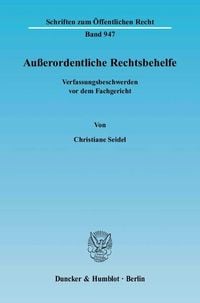 Produktbild: Au&szlig;erordentliche Rechtsbehelfe.