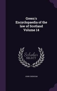 Produktbild: Green's Encyclopaedia of the law of Scotland Volume 14