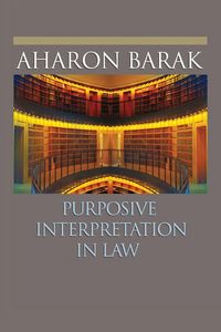 Produktbild: Purposive Interpretation in Law