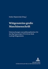 Produktbild: Wittgensteins &lsquo;gro&szlig;e Maschinenschrift&rsquo;