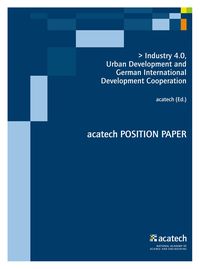 Produktbild: Industry 4.0, Urban Development and German International Development Cooperation