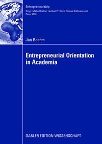 Produktbild: Entrepreneurial Orientation in Academia