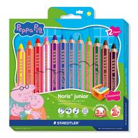 Produktbild: STAEDTLER Buntstifte Noris junior Peppa Pig, 12er Set + Spitzer